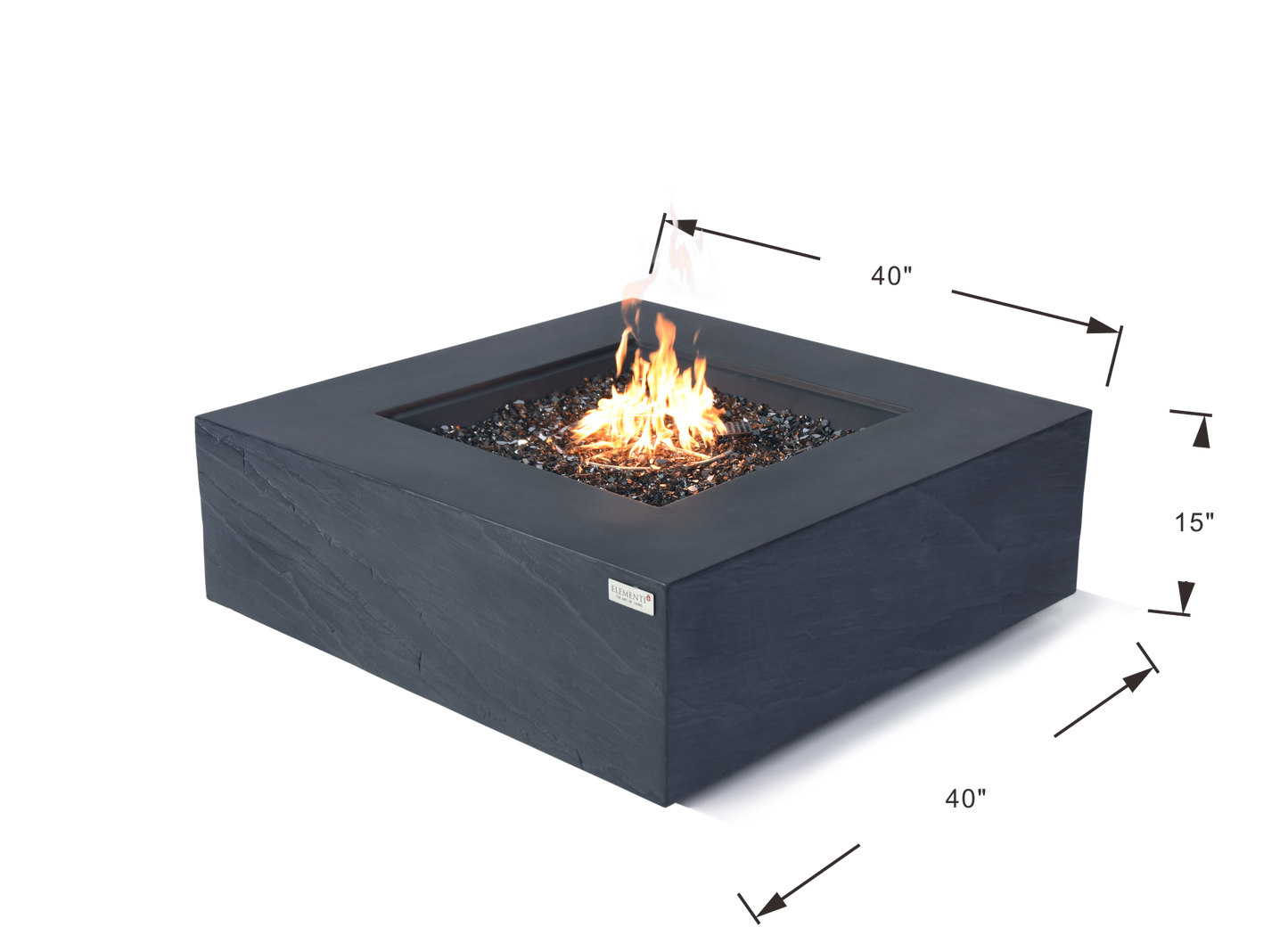 Elementi Plus Roraima Fire Table – 16 kW | OFG411SL