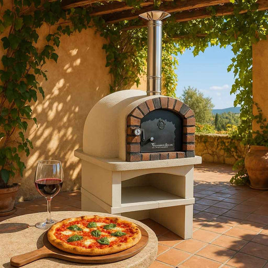 XclusiveDecor Premier Wood Fired Pizza Oven with Stand | PO86100B06