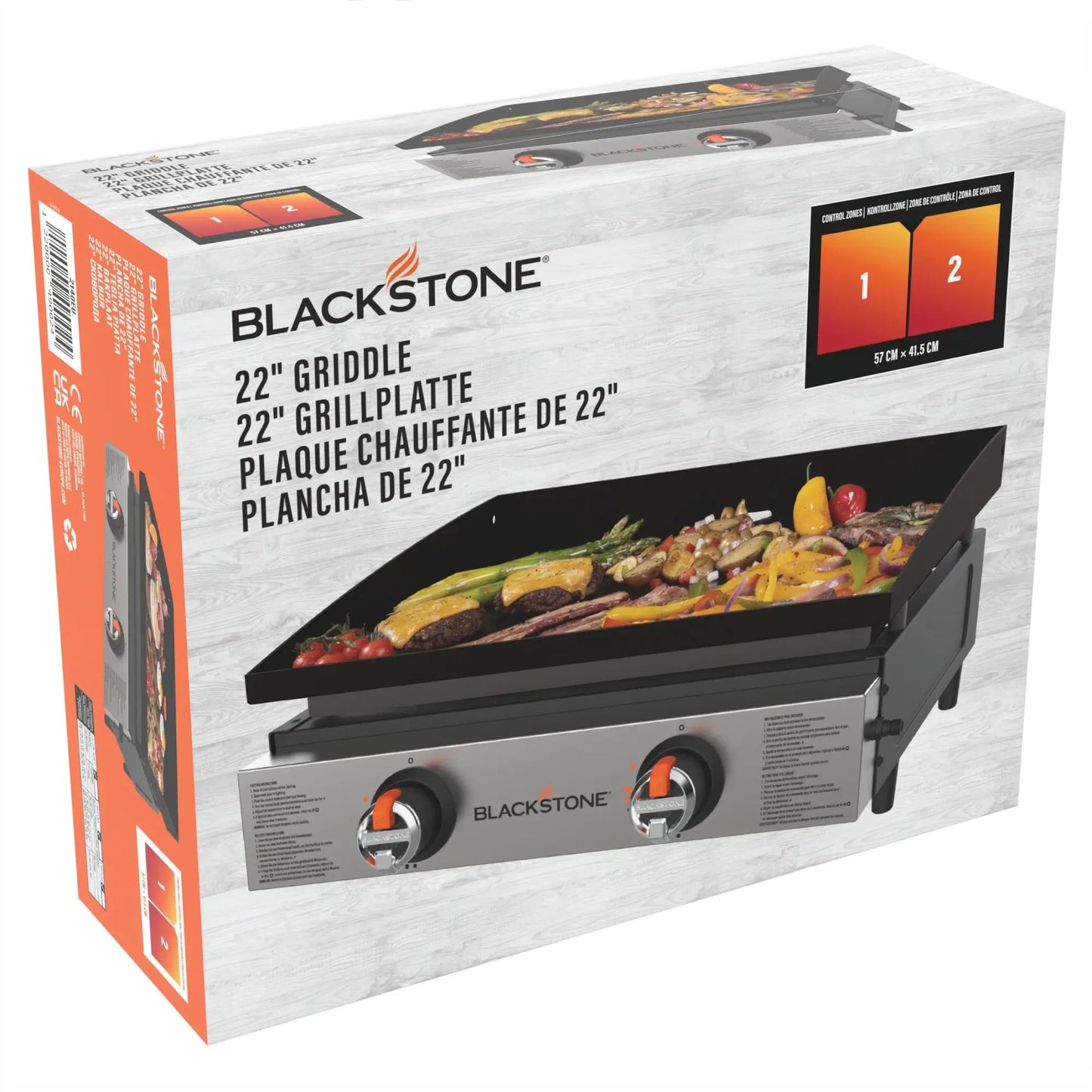 Blackstone 22" Tabletop Griddle – Stainless Front Panel | 257‑2140DK