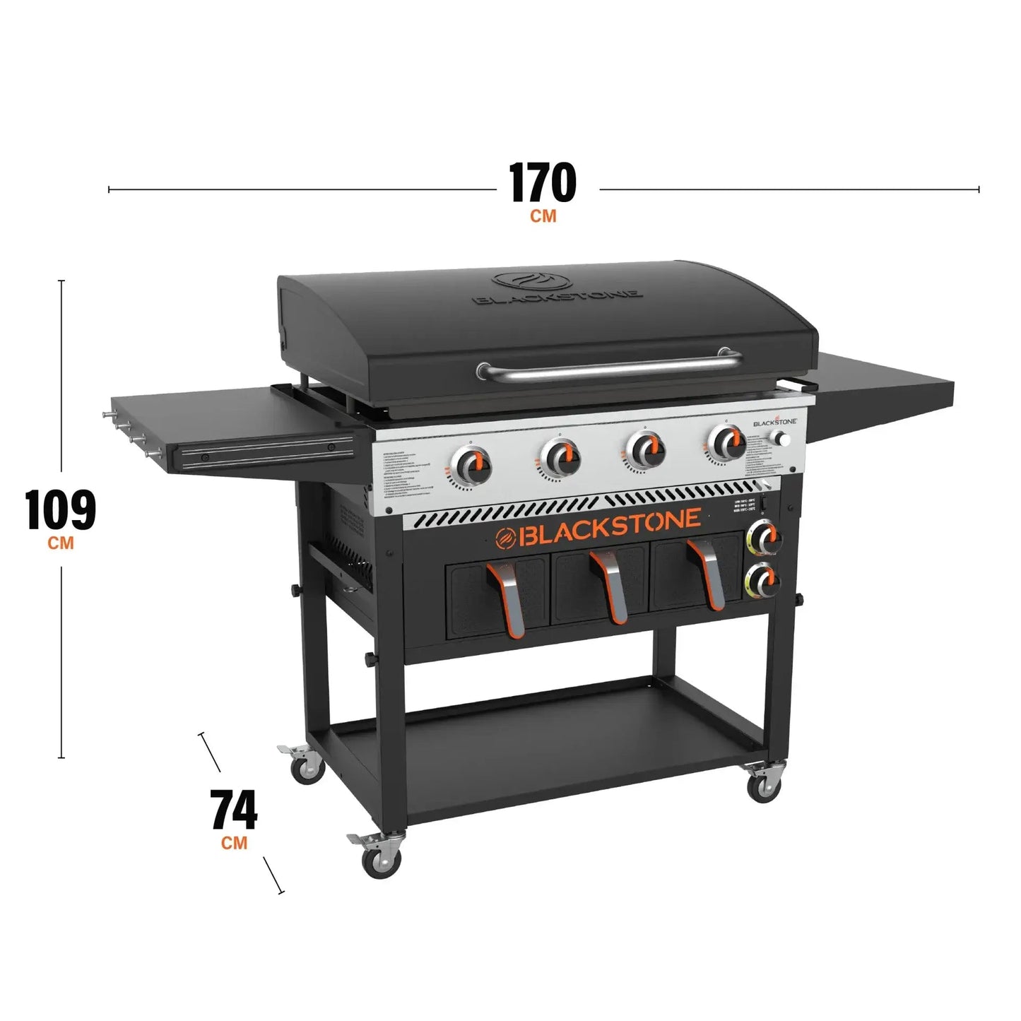 Blackstone 36" Griddle with Air Fryers | 257 - 1868GB