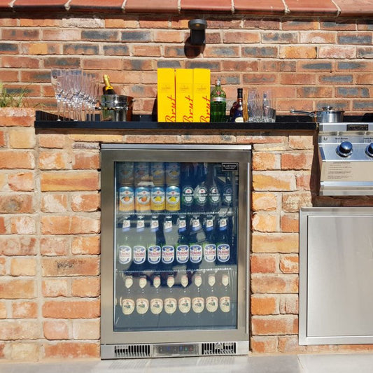 Blastcool Extremis XP1 Premium Outdoor Beverage Fridge - Single Door, Two Heights