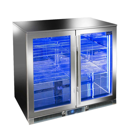 Blastcool Extremis XP2 Premium Outdoor Beverage Fridge - Double Door, Two Heights