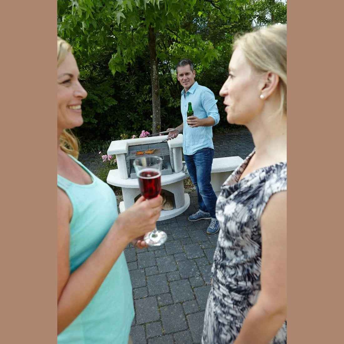 Buschbeck Luzern Grill Bar Masonry Barbecue | LUZERN