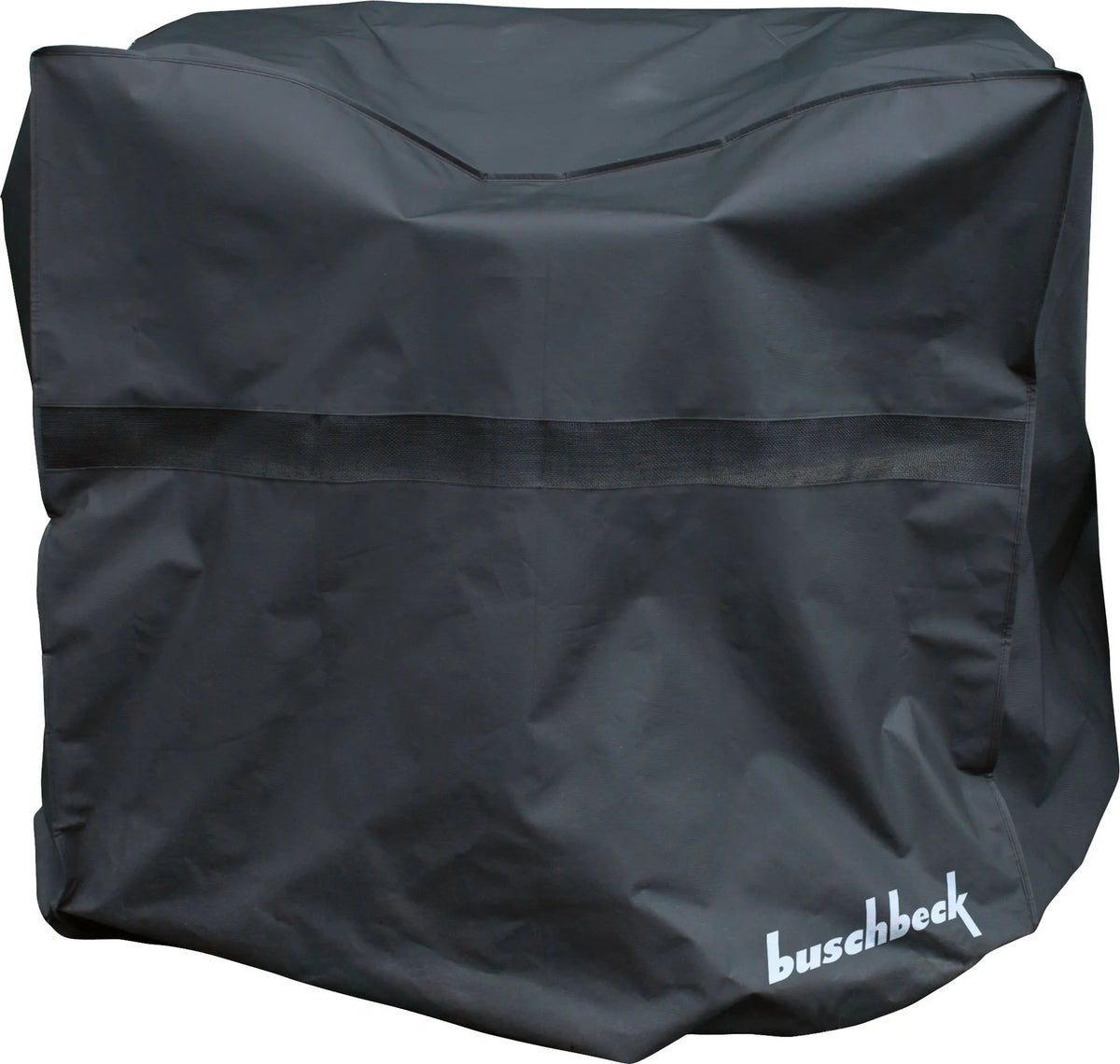 Black buschbeck venedig grill bar luzern cover made of durable fabric with a slightly wrinkled finish