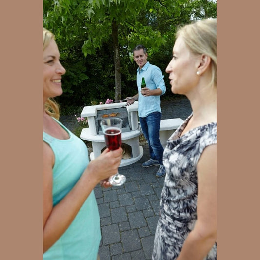 Buschbeck Venedig Grill Bar – Premium Masonry BBQ & Outdoor Fireplace | VENGRILLBAR - BBQs & Grills