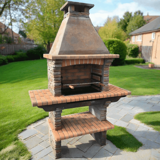 Callow Mediterrani Stone Masonry BBQ | 402L (Light) 402D (Dark) - BBQs & Grills