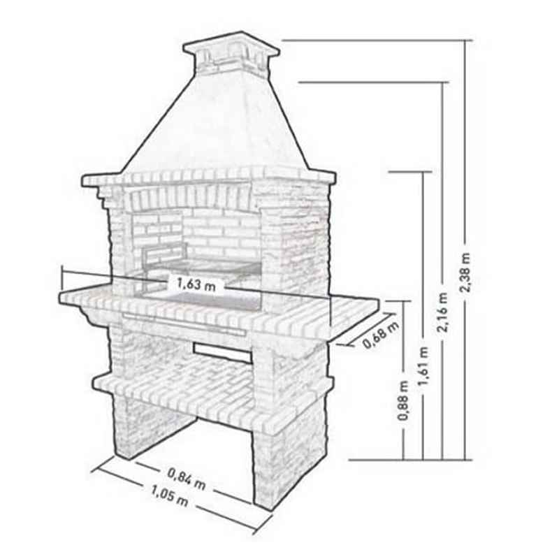 Callow Mediterrani Stone Masonry BBQ | 421L
