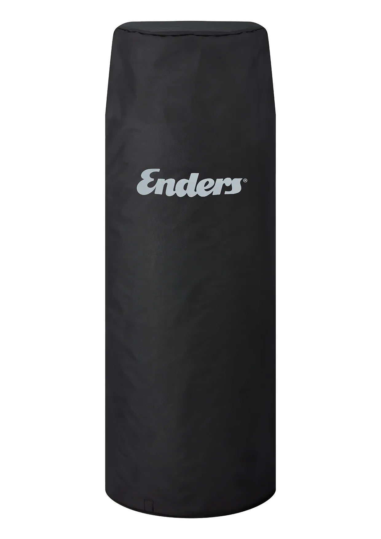 Black fabric cover for enders nova led flame patio heater with a subtle silver logo for outdoor protection