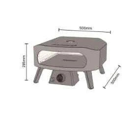 Cozze® 13" CLASSIC Pizza Oven - Gas | 90430