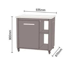 Cozze Outdoor Kitchen 90, 1 Door | 90527 - Outdoor Kitchens