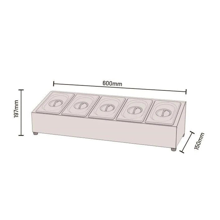 Cozze Topping Station for Outdoor Kitchens | 90325 - Outdoor Kitchens
