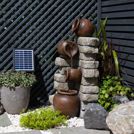 Easy Fountain Cotswold Pours Solar Water Feature | S45325L - Water Features