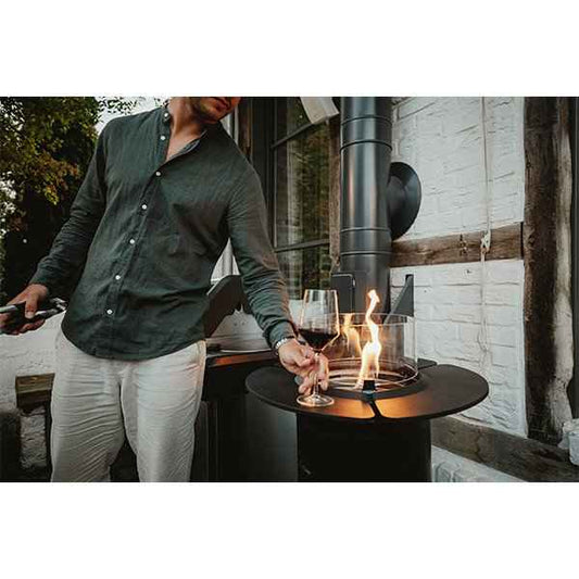 Enders NOVA LED Flame Patio Heater Shelf Set