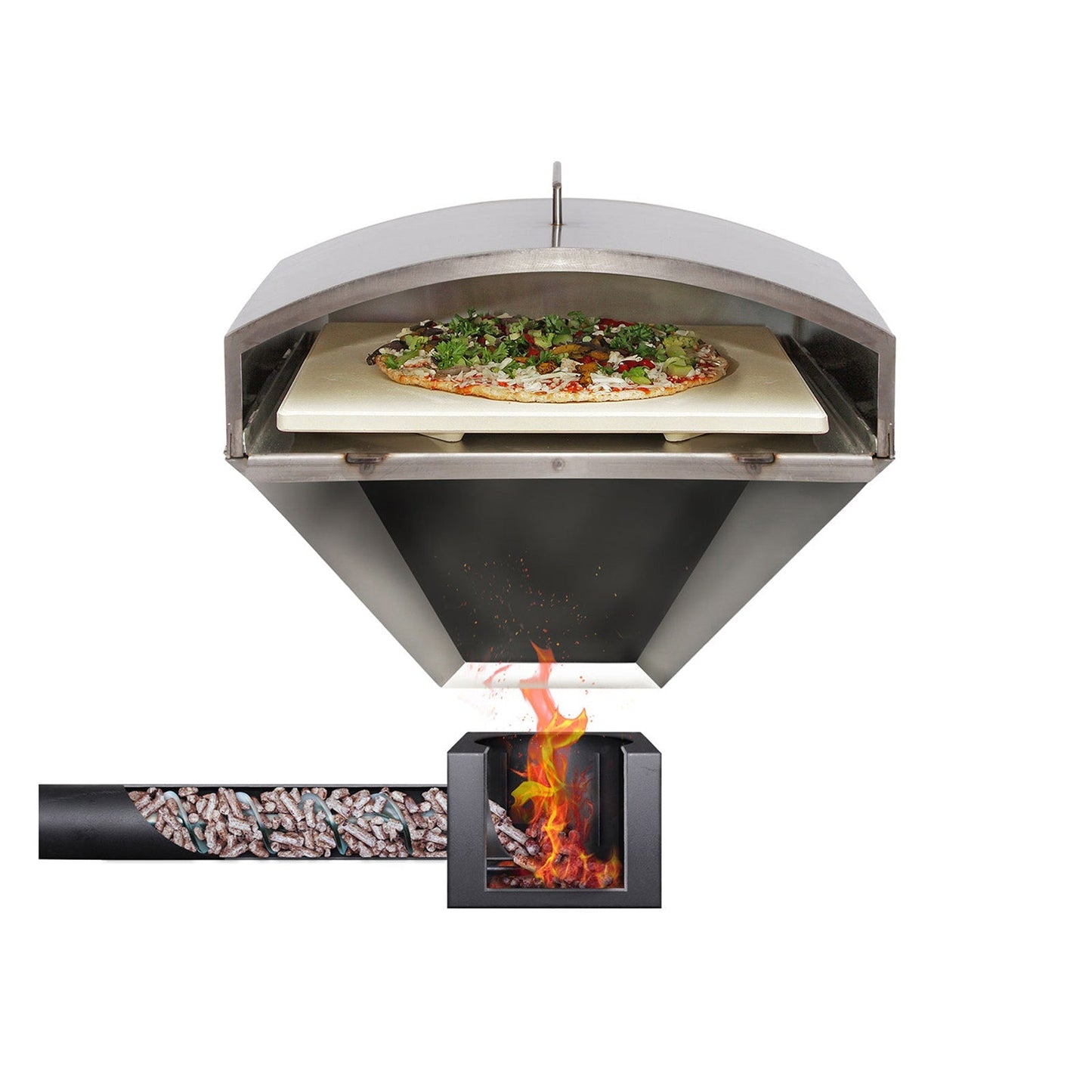 GMG Pizza Oven with Stone for Ledge & Peak | GMG-4023
