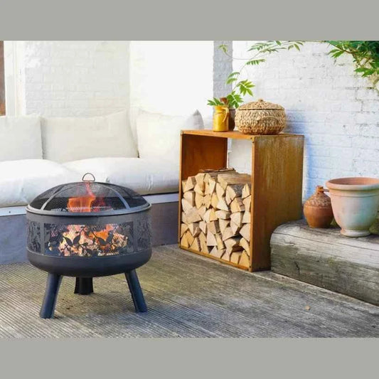 HEAT Alna Round Steel Fire Pit | FP.012