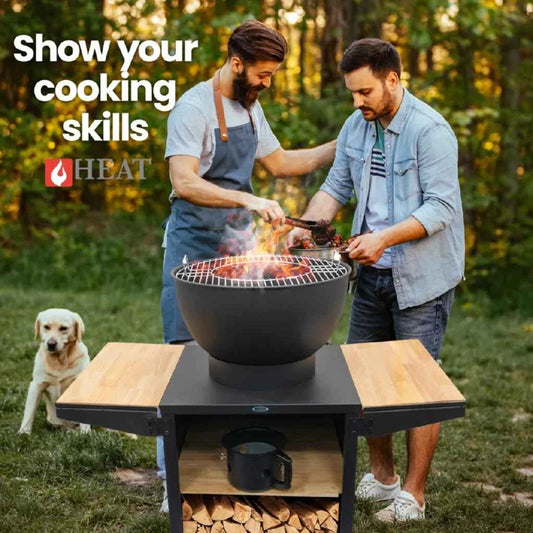 HEAT Kjok Outdoor Kitchen (Black or Rust)