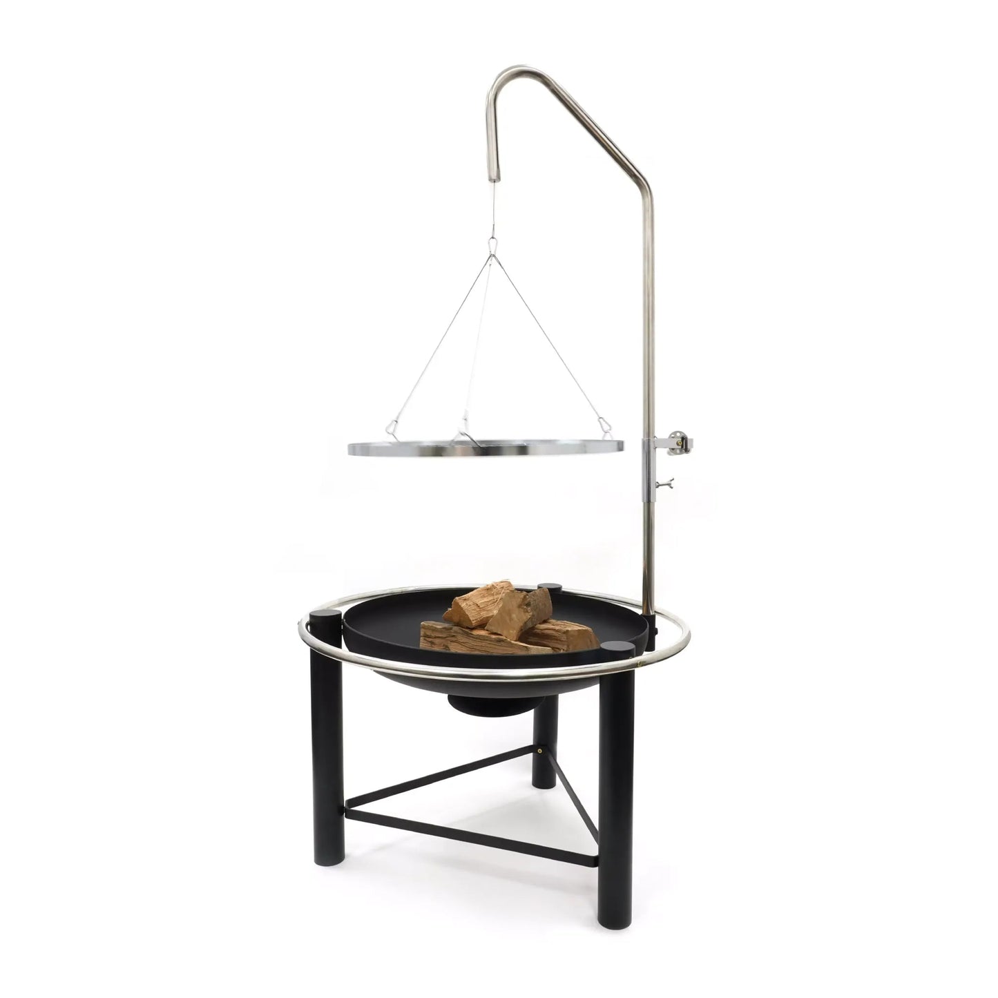 HEAT Pendal Fire Bowl with Height Adjustable Grill | HBBQ.003 - Fire Pits, Fireplaces, Heating