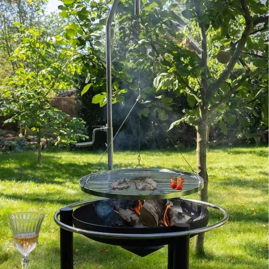 HEAT Pendal Fire Bowl with Height Adjustable Grill | HBBQ.003