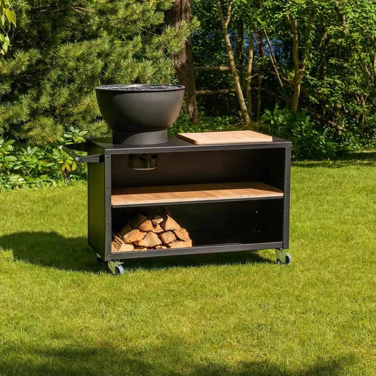 HEAT Trolle Outdoor Kitchen (Black or Rust)