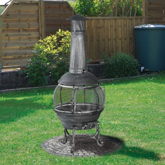 Jacksonville Cast Iron Outdoor Fireplace Chimenea | 1034