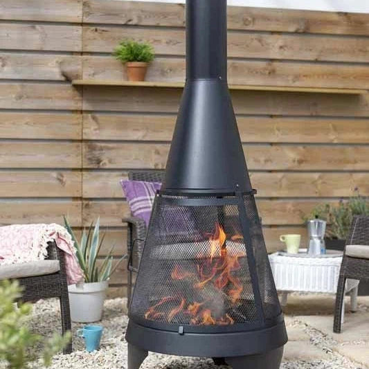 La Hacienda Mesh Colorado Extra Large Chimenea 56138 - Outdoor Fireplaces