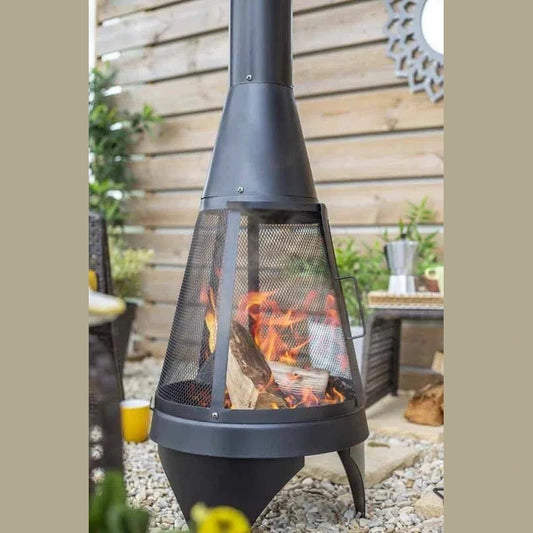 La Hacienda Mesh Colorado Medium Chimenea 56137 - Outdoor Fireplaces