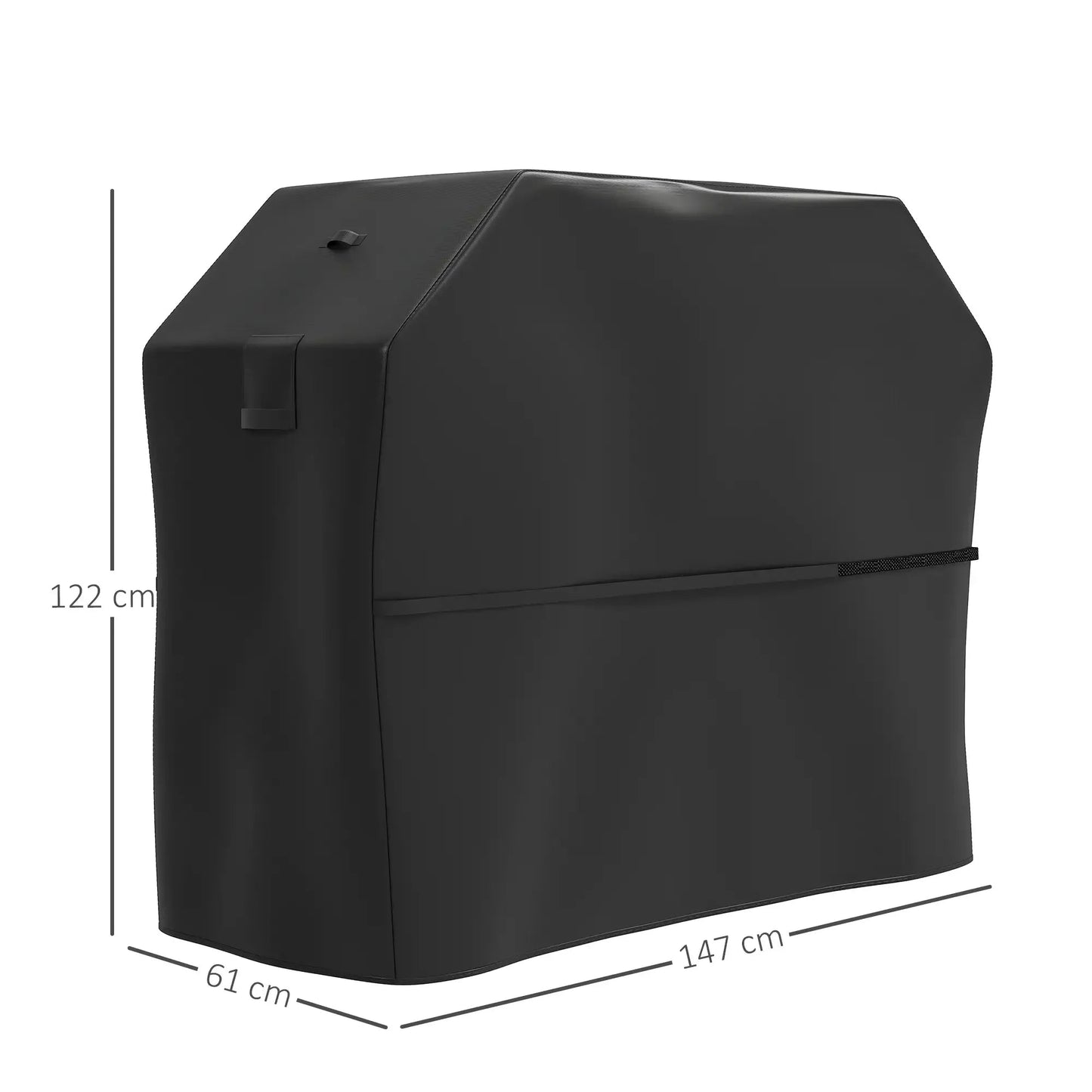 Outsunny BBQ Cover - Waterproof UPF30+ Oxford Grill Cover | 84G - 845V00BK - Accessories