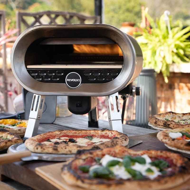 Revolve Pizza Oven - Unique, Gas-Fired w/ Rotating Stone | REVOLVE