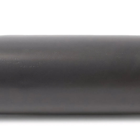 Black cylindrical matte stovepipe extender flue for bonfeu outdoor fireplaces made of durable metal