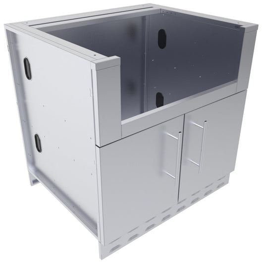 Sunstone Cabinet for 30″ Hybrid Charcoal Grill | SAC34CGDC - Outdoor Kitchens