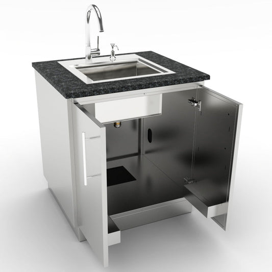 Sunstone Cabinet for Storage with Double Door | SBC30FDD - Base Cabinets