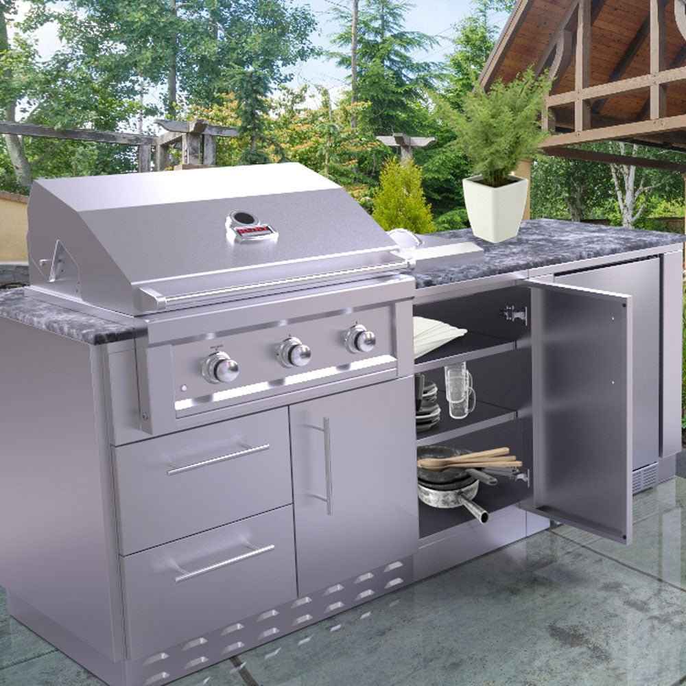 Sunstone Cabinet Storage with Shelves | SBC18FSDR