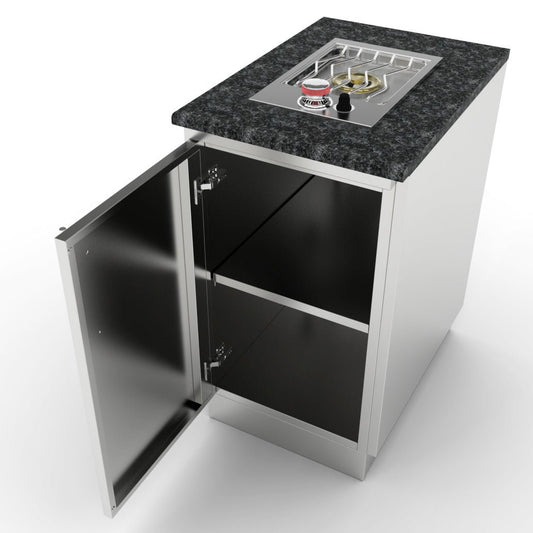 Sunstone Cabinet Storage with Shelves | SBC18FSDL - Base Cabinets