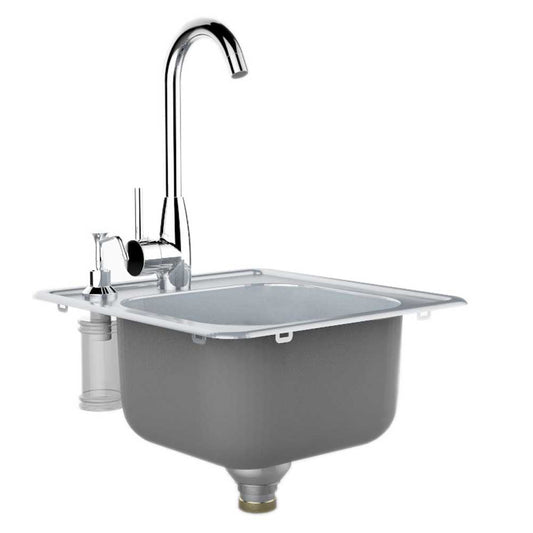 Sunstone Drop In Sink with Tap | A - SS17 - Bar Center
