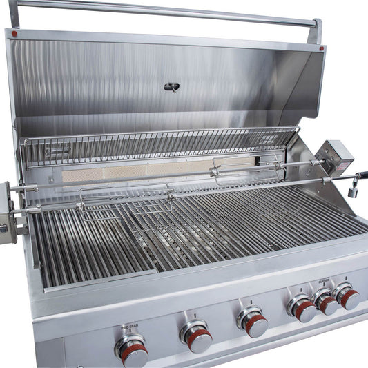 Sunstone Ruby Series 5 Burner Gas Grill with Infrared | RUBY5B - IR - BBQs & Grills