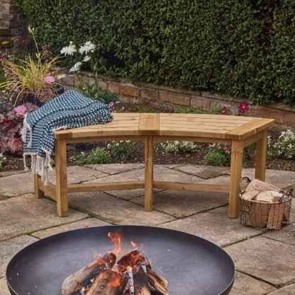 Woodshaw Appleton Curved Bench 610012