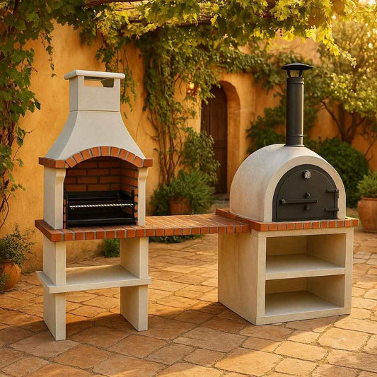XclusiveDecor Springfield Outdoor Kitchen Pizza Oven & BBQ Grill | SPRING01