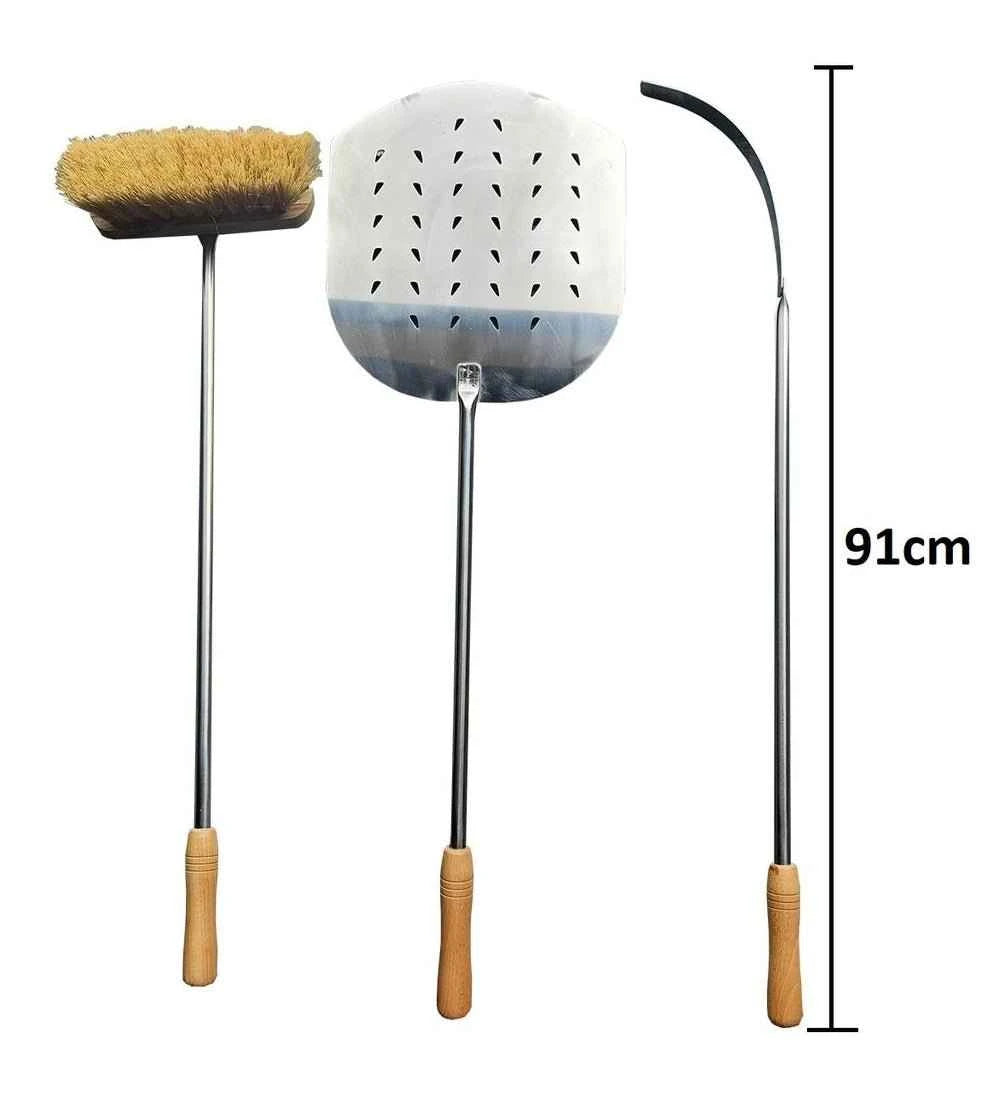 XclusiveDecor Stainless Steel Pizza Oven Tools - 3 Pieces | XTS01