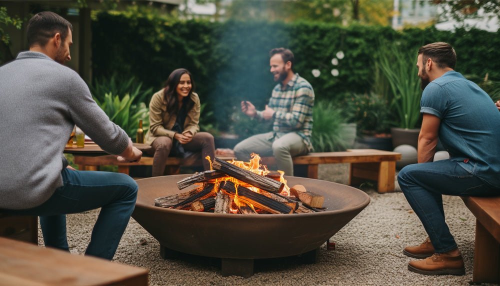 How a Garden Fire Pit Lights Up Your Home! - GardenHearth