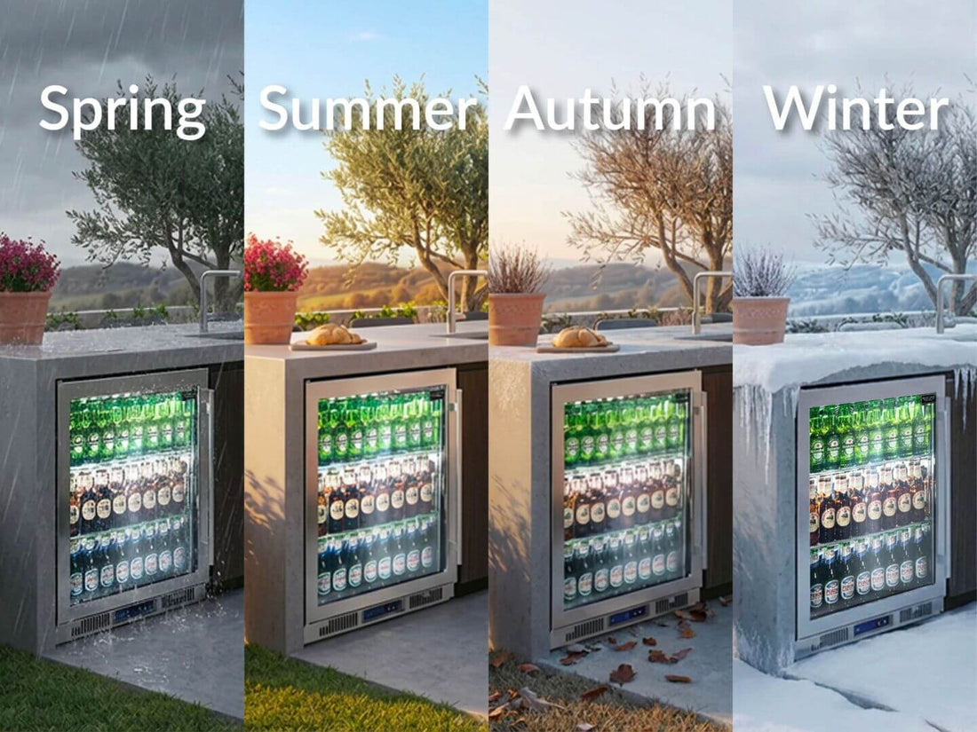 Preparing your outdoor fridge for the Summer season - GardenHearth