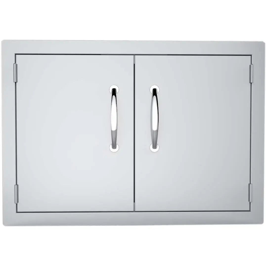 Stainless steel Doors for outdoor kitchen - GardenHearth