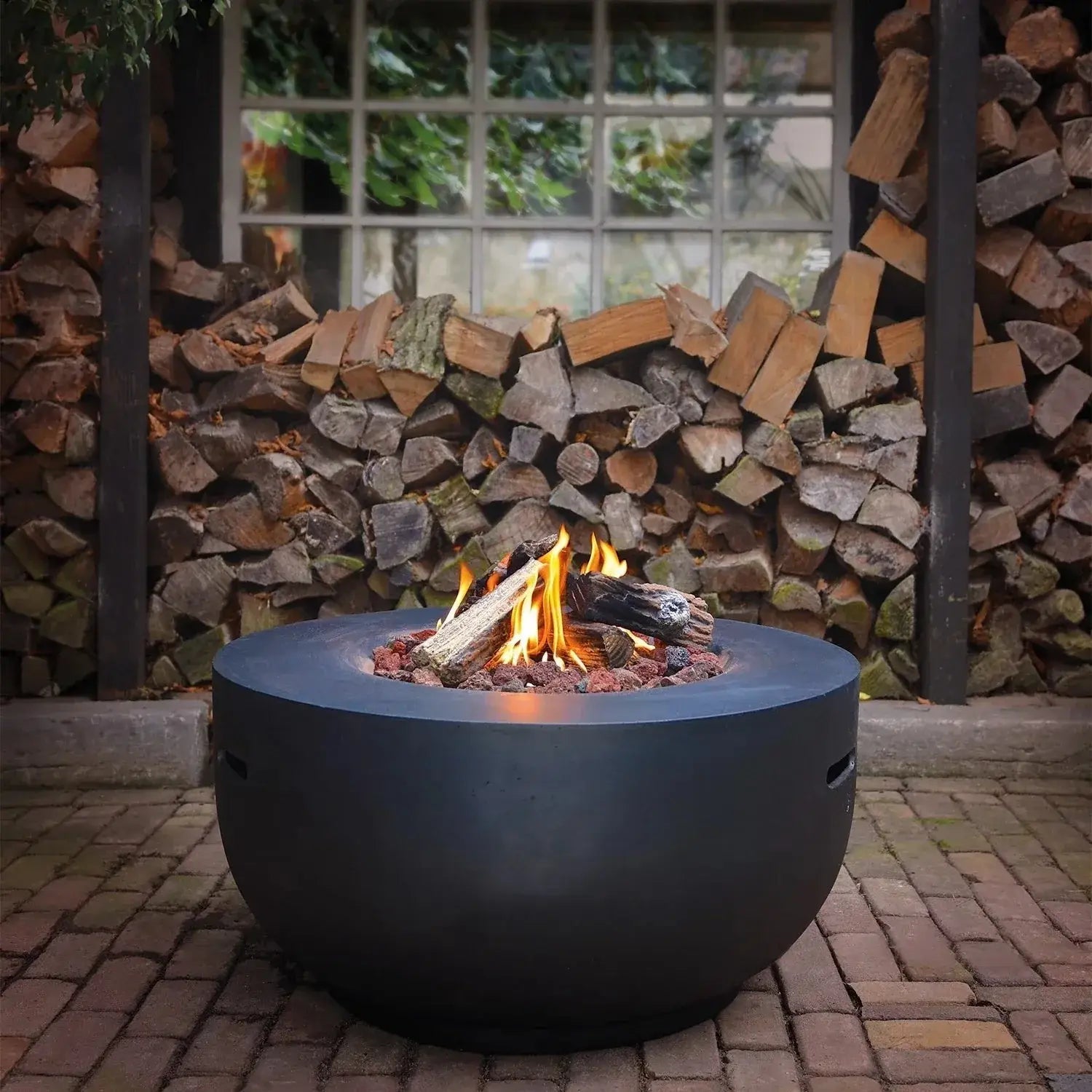 Happy Cocooning Gas Fire Pit - GardenHearth
