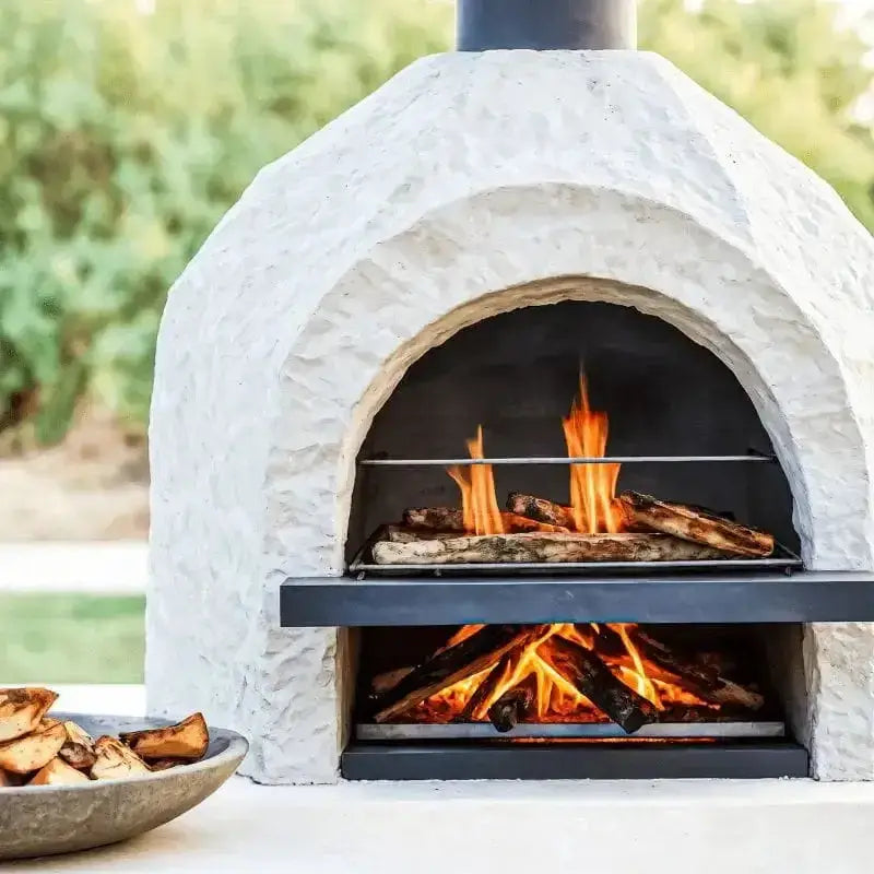 A masonry wood-fired outdoor Pizza Oven - GardenHearth