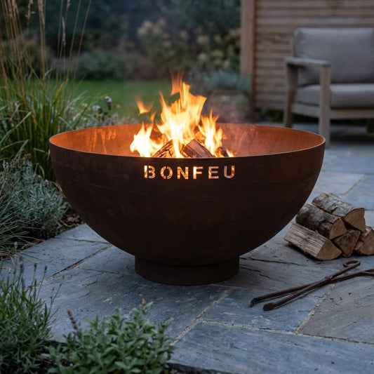 BonFeu BonBowl Pro Corten Steel Fire Bowl | 60cm, 80cm & 100cm