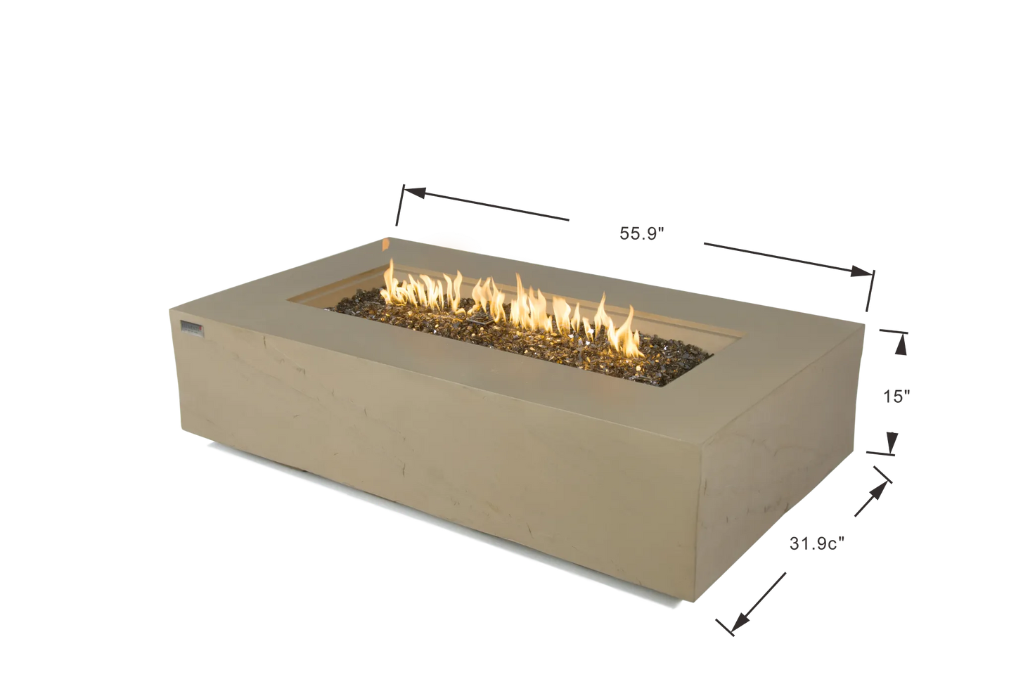 Elementi Plus Colorado Fire Table – 16 kW | OFG410SY