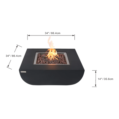 Elementi Modeno Aurora Fire Table – 14.7 kW | OFG114