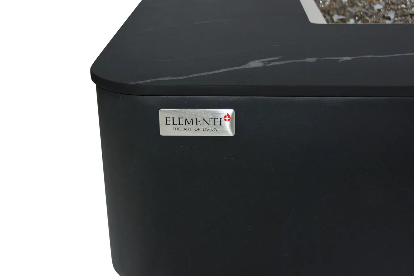 Elementi Plus Copenhagen Porcelain Top Fire Table – 16 kW | OFP101BB