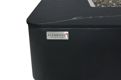 Elementi Plus Copenhagen Porcelain Top Fire Table – 16 kW | OFP101BB