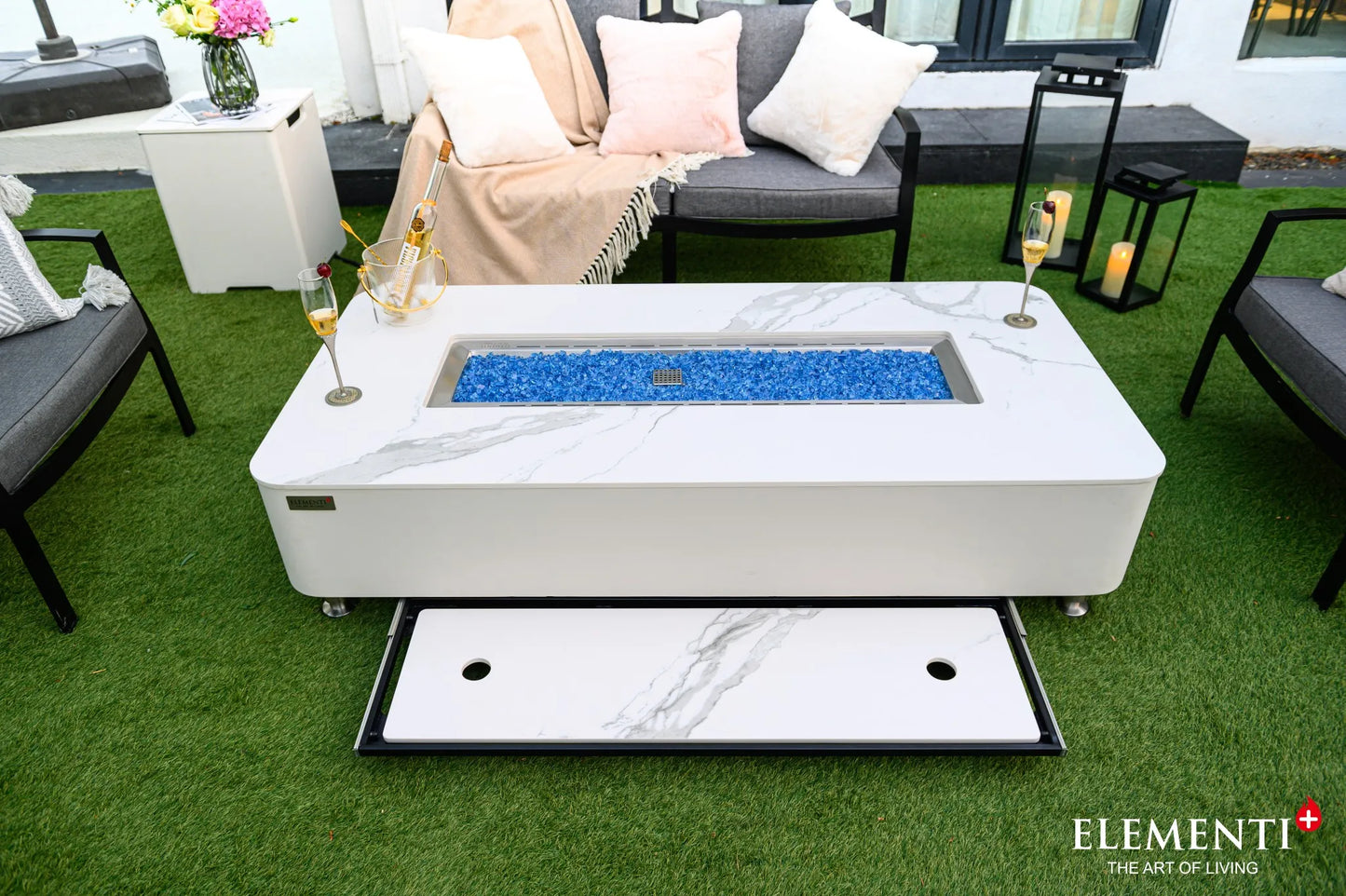 Elementi Plus Athens Fire Table – 16 kW | OFP102BW