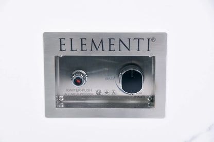 Elementi Plus Bianco Fire Table – 16 kW | OFP103BW